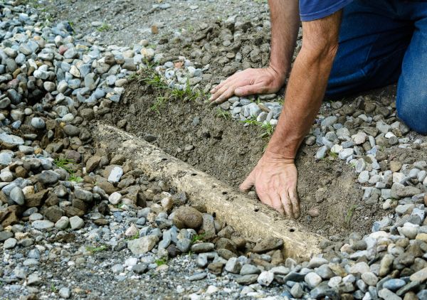 French Ditch Installation in Millsboro