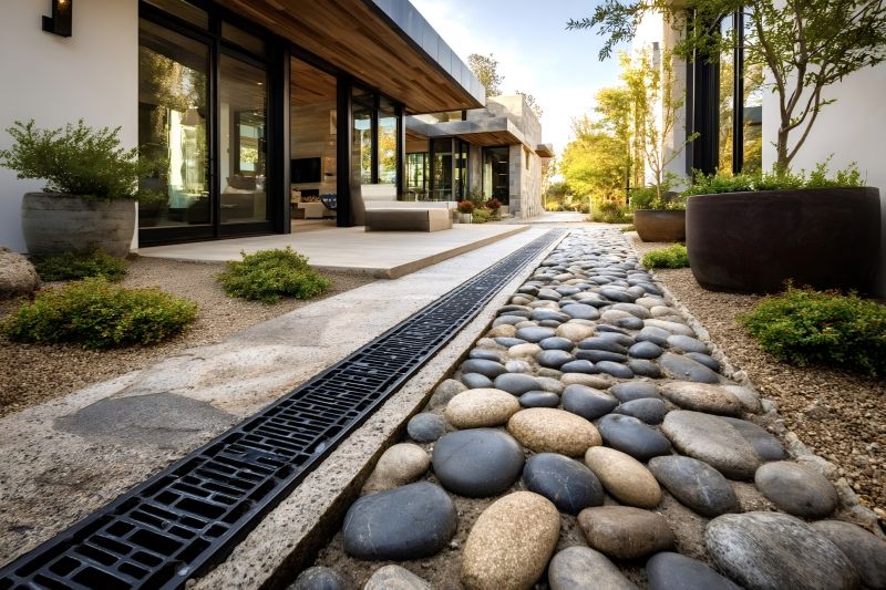 Channel Drain Installation